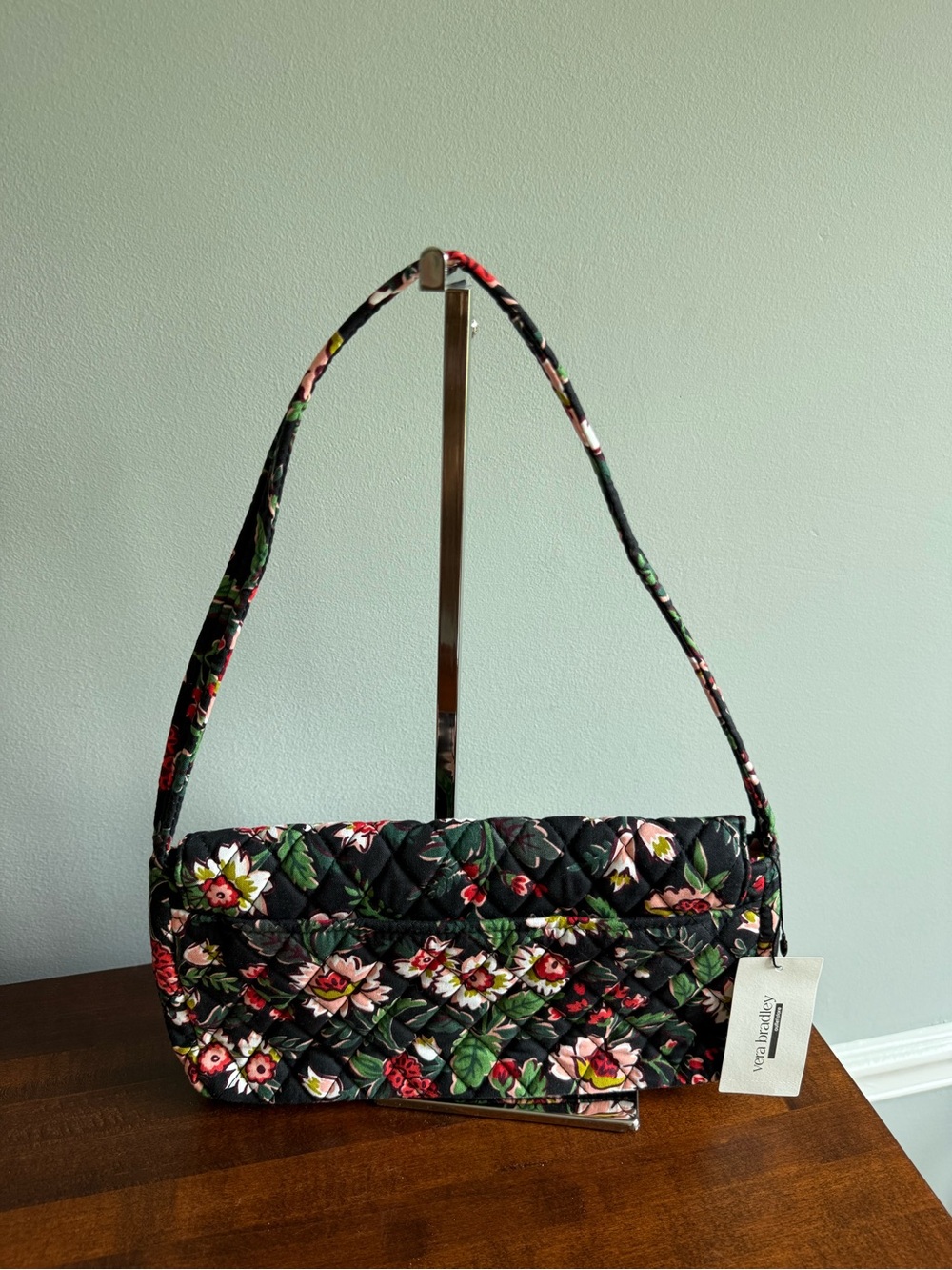 VERA BRADLEY Flap Shoulder Bag Hidden Hearts - Picture 2 of 8